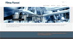 Desktop Screenshot of filtres-fioroni.com